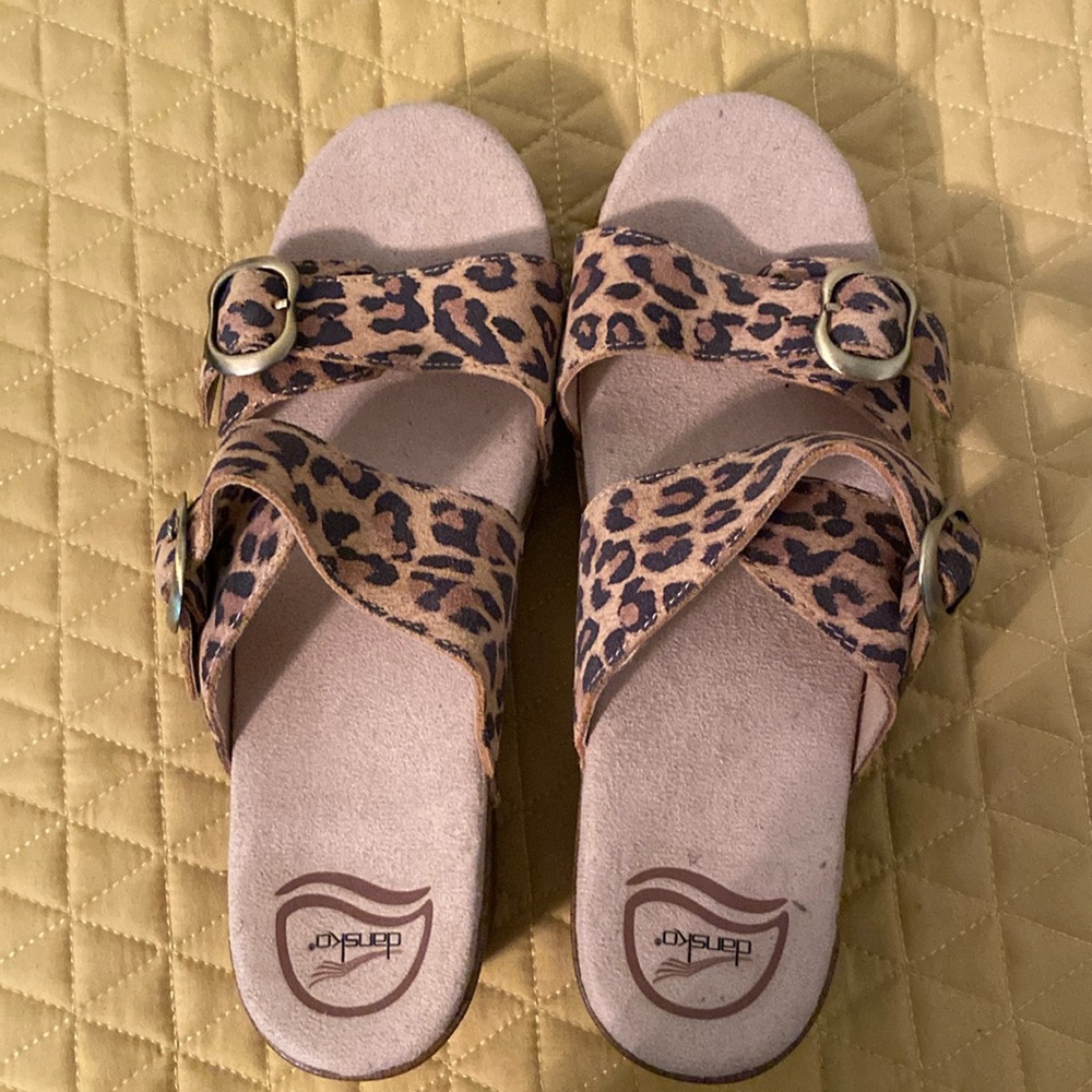 Dansko Animal Print Sandals